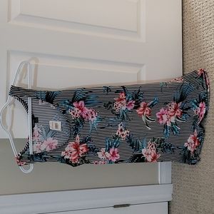 Floral summer dress or cover up xl